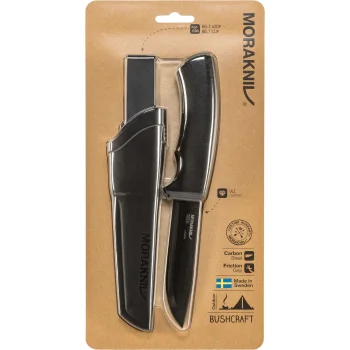 Morakniv Bushcraft Outdoor Knife, Black
