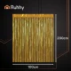 Ruhhy Decorative Curtain 100x200 cm, Gold