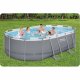 Bestway Power Steel Above Ground Frame Pool Set 14\' x 8\'2\" x 39.5\" 11-in-1 56620
