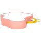 LED ceiling light for kids room, dimmable with remote control, pink cloud