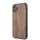 Mercedes iPhone 11 Pro Max Case Wood Line Walnut, Light Brown