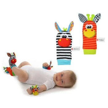 Rattle Socks for Babies, 2 pcs