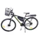 RALLEX Front Bicycle Basket, Aluminum, Click System, Black