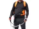 Adjustable Double Shoulder Harness for String Trimmers and Brush Cutters, Orange
