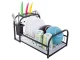 Large Freestanding Dish Drainer Rack, Black