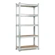 ModernHome Galvanized Steel Storage Rack 180x90x30 cm 5-Tier Shelving 875 kg