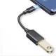 USB-C to USB-A 3.0 OTG Adapter Cable (19 cm, 60W) Black
