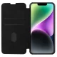 Nillkin Qin Leather Pro Flip Case for iPhone 14 Plus with Camera Cover, Black