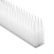 Bird Deterrent Spikes, Plastic, White, 8 pcs, 43 cm