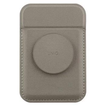 Uniq Flixa Magnetic Card Wallet with Stand Gray/Flint Gray MagSafe