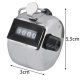 Mechanical Hand Tally Counter Clicker 23454