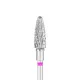 EXO PRO Oval Tungsten Carbide Nail Drill Bit 5.0mm Purple