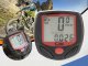 Waterproof bike computer speedometer, 14 functions, LCD display