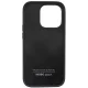 Audi Synthetic Leather Case for iPhone 14 Pro 6.1\", Black