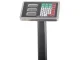 Platform Scale with LCD Display, 100kg, Grey