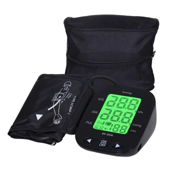 Huslog KF-65A Portable Blood Pressure Meter Heart Rate Monitor with Voice Function