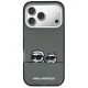 Karl Lagerfeld IML Karl & Choupette MagSafe Case for iPhone 17 Pro, Black
