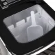 Ruhhy 00025565 Ice Maker 12kg/24h, Black Inox