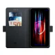 3mk Samsung Galaxy S23+ Wallet Case, Black
