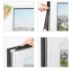 Self-Adhesive Window and Door Weather Strip, 4m, Black
