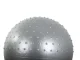 Massage Gym Ball 55cm with Pump for Exercise and Fitness, Silver