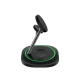 Tech-Protect QI15W-A46 3in1 Magnetic MagSafe Wireless Charger - Black