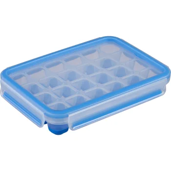 Emsa Clip & Close Ice Cube Box, Blue