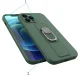 Silicone Case for iPhone 12 mini with Ring Grip and Stand, Light Blue