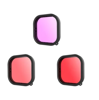 Telesin Waterproof Filter Set for GoPro Hero 9/10/11/12