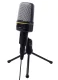 Universal Computer Microphone with Tripod Stand AK143C, Black