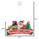 LED Hanging Christmas Window Decoration Merry Christmas XXL 45cm