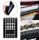 Bicycle Frame Protection Sticker Set RW39, 20 pcs, Black