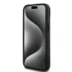 DKNY iPhone 15 / 14 / 13 Case Leather Printed Pattern MagSafe, Black