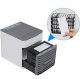 Portable USB Personal Air Cooler Fan, White and Grey