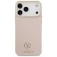 Guess Grained Strass Logo MagSafe Phone Case Cover iPhone 17 Pro Max - pink