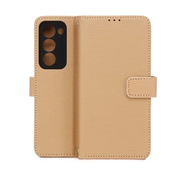 TFO Smart Triangle Wallet Case for Oppo A5 5G, Brown