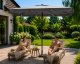 Multigarden Rectangular Garden Umbrella with Tilt, 200x130 cm, Grey