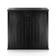 Plonos Large Deck Box 205 Gallon Outdoor Storage for Patio Cushions and Tools, black
