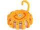 Powerful 360° LED warning light with magnet and hook, orange