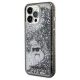 Karl Lagerfeld iPhone 13 Pro Max Case Liquid Glitter Choupette, Transparent