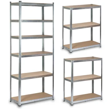 Humberg HR-814 Metal Shelving Unit 222x90x40 cm, 900 kg