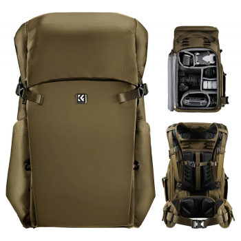 K&F Concept Star Wander 04 Camera Backpack 30L, Khaki
