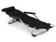 Folding Garden Chair and Beach Lounger 2-in-1 MultiGarden, Black