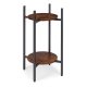 ModernHome 2 Tier Plant Stand Industrial Flower Pot Holder Loft Style for Indoor Plants