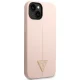 Guess Silicone Triangle Case for iPhone 14 Pink