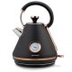Electric Kettle Berdsen BD-701, 1.7 L, with Thermometer, Black