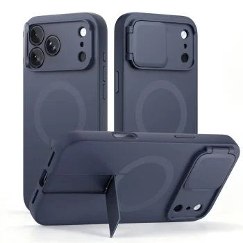 Tech-Protect Kevlar Aura MagSafe Case for iPhone 18 Pro Max / 17 Pro Max, Navy Blue