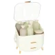 Cosmetic Organizer Storage Box with Drawers, White