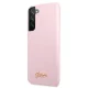 Guess Silicone Script Case for Samsung Galaxy S22 Plus, Lavender Pink