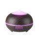 Electric Ultrasonic Air Humidifier / Diffuser / Aromatherapy - 400 ml, Dark Wood